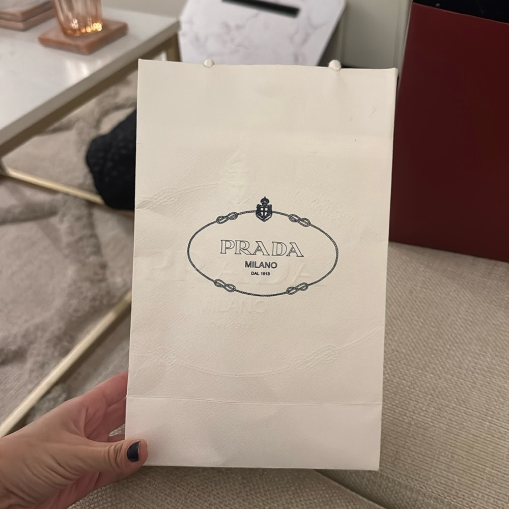 Prada shopping bag